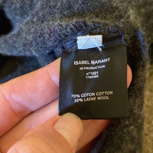 Isabel Marant Etoile Women’s Kalia Distressed Wool & Cotton Sweater Size 36 - Picture 10 of 10